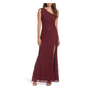 Like New! One-Shoulder Gown Prom Dress